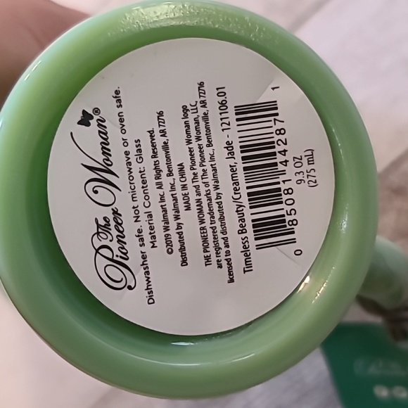 The Pioneer Woman Green Jade Creamer - Picture 3 of 5